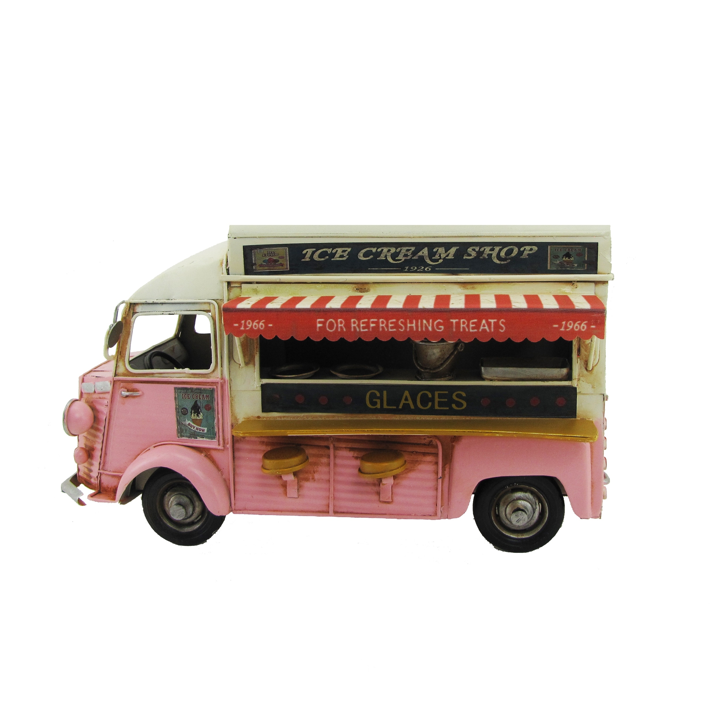 Ice cream truck pink top