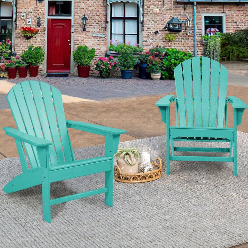 Recycled Plastic Modern Adirondack Chair,Outdoor Patio Chair