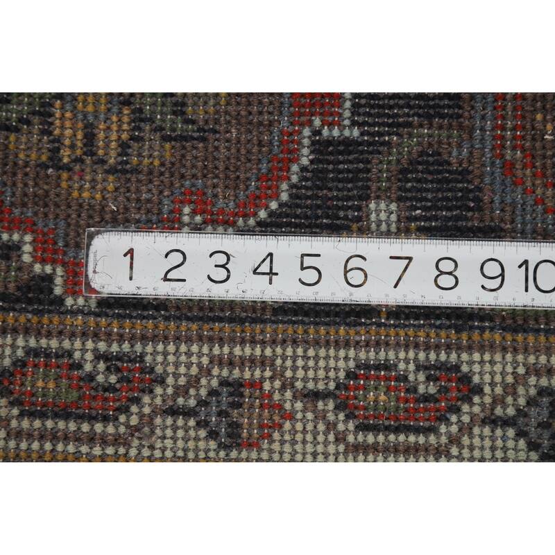 Hand Knotted Oriental 100% Wool Carpet Traditional Floral Oranges & Rust Heriz (serapi) Area Rug - 10' 0'' X 8' 0''