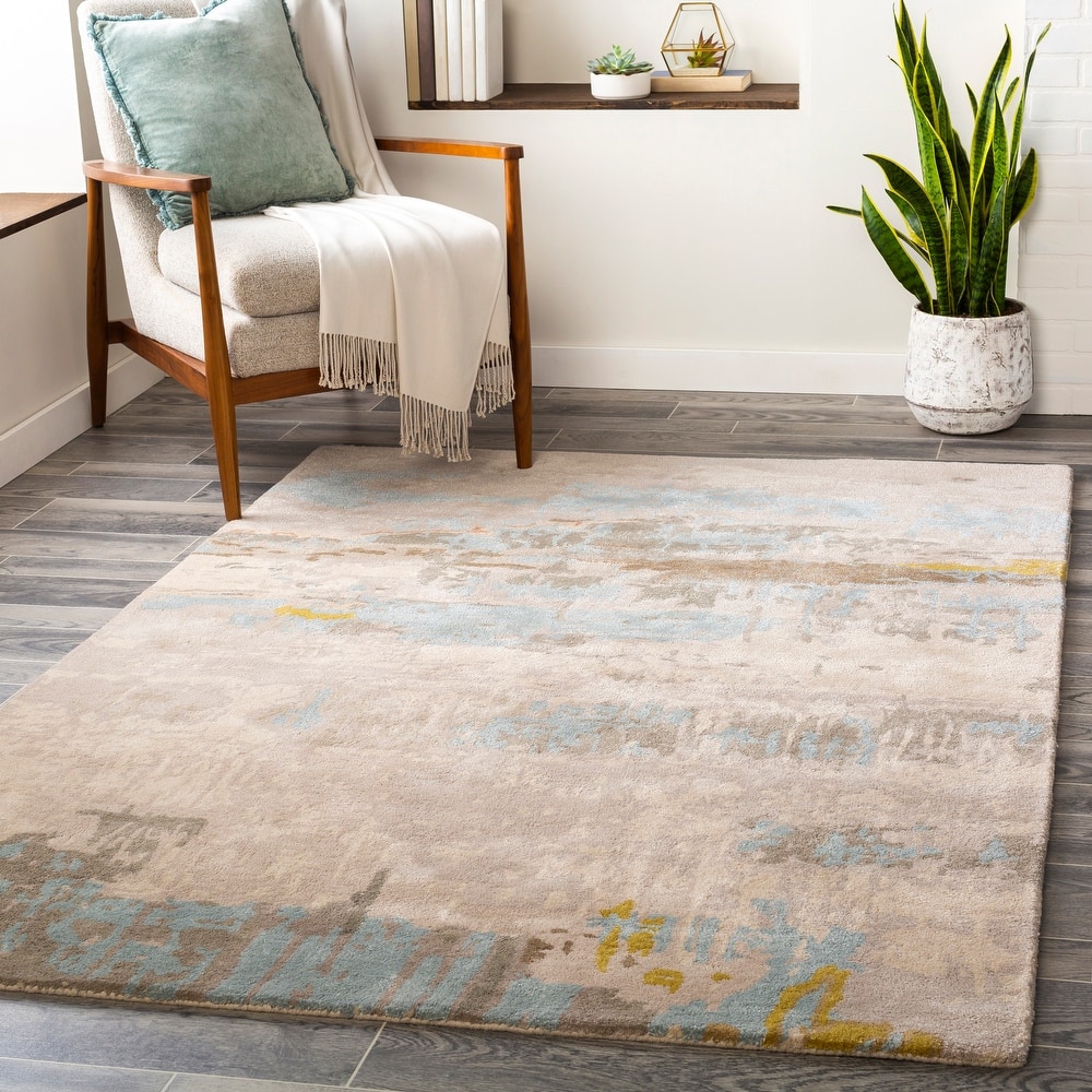 Corteza Modern Wool/Viscose Hand-Tufted Area Rug