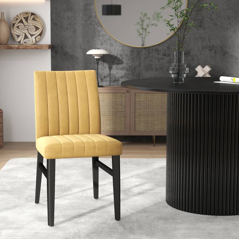 Roundhill Furniture Henriet 5-Piece Round Pedestal Dining Set