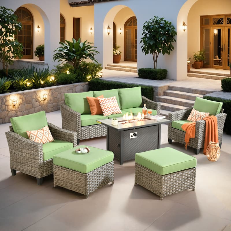 XIZZI Outdoor Patio Furniture Conversation Chairs Set