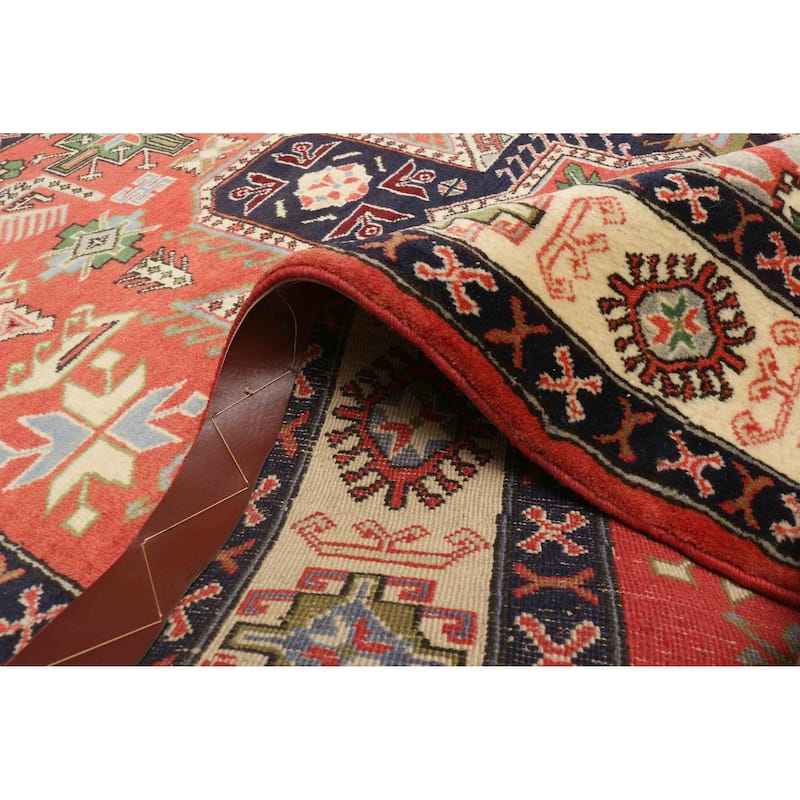 ECARPETGALLERY Hand-knotted Kayseri Vintage Red Wool Rug - 3'5 x 5'0