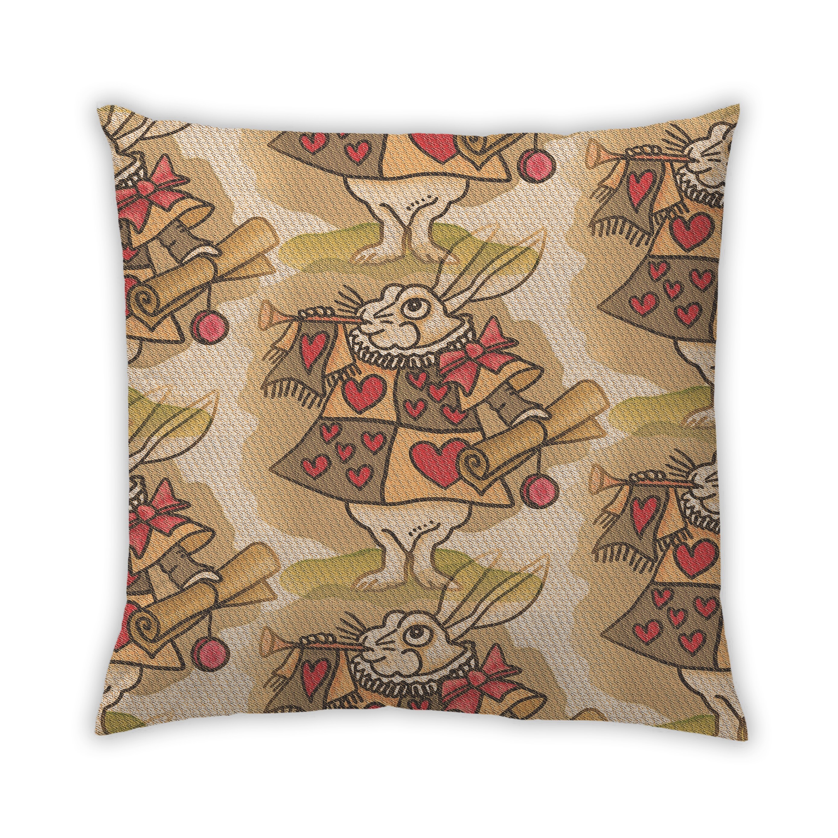 Ahgly Company Patterned Green Throw Pillow Bed Bath Beyond 39337235