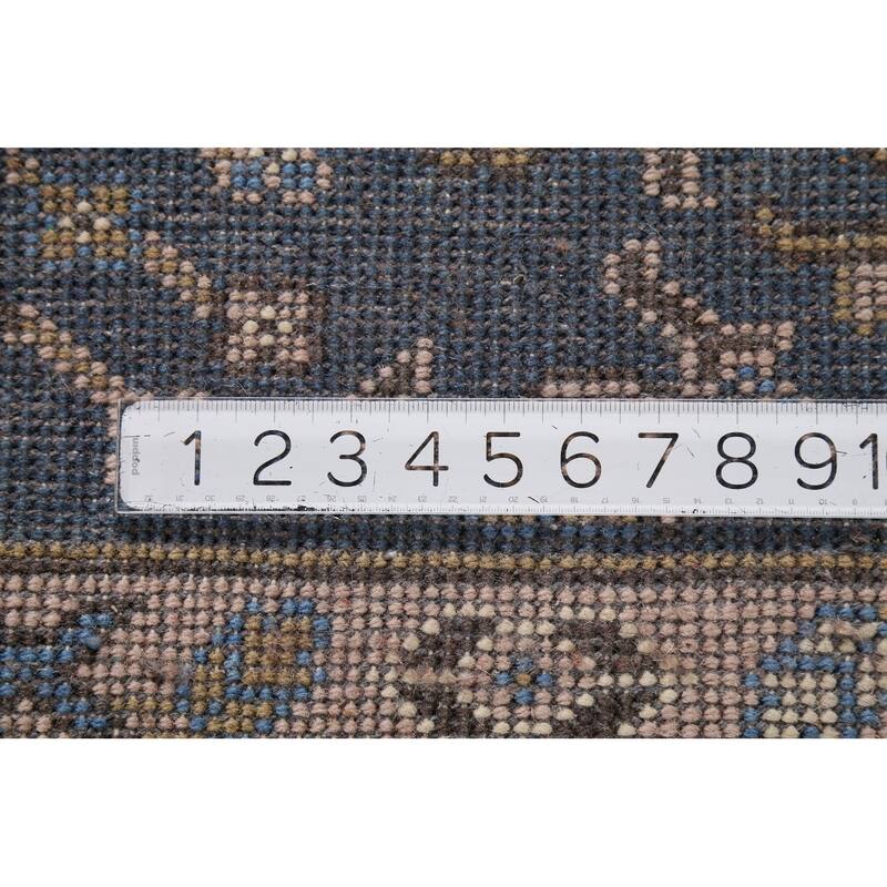 Oushak Oriental Area Rug Hand-Knotted Wool Carpet - 8'1"x 9'11"