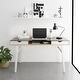 Compact Computer Desk with Multiple Storage, Walnut - Bed Bath & Beyond ...