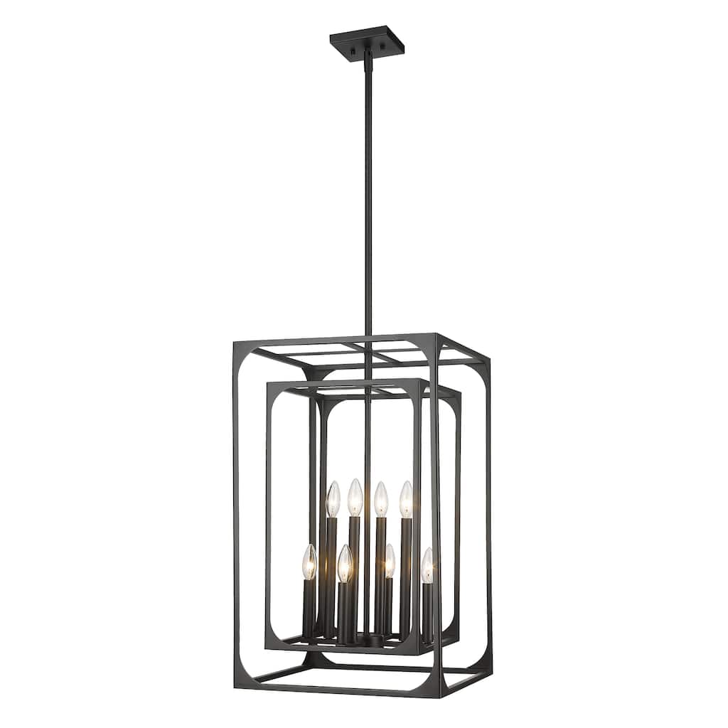 Easton 8 Light Chandelier - Matte Black