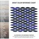 preview thumbnail 3 of 14, Merola Tile Pescado Glossy Azul 12" x 12.5" Porcelain Mosaic Tile