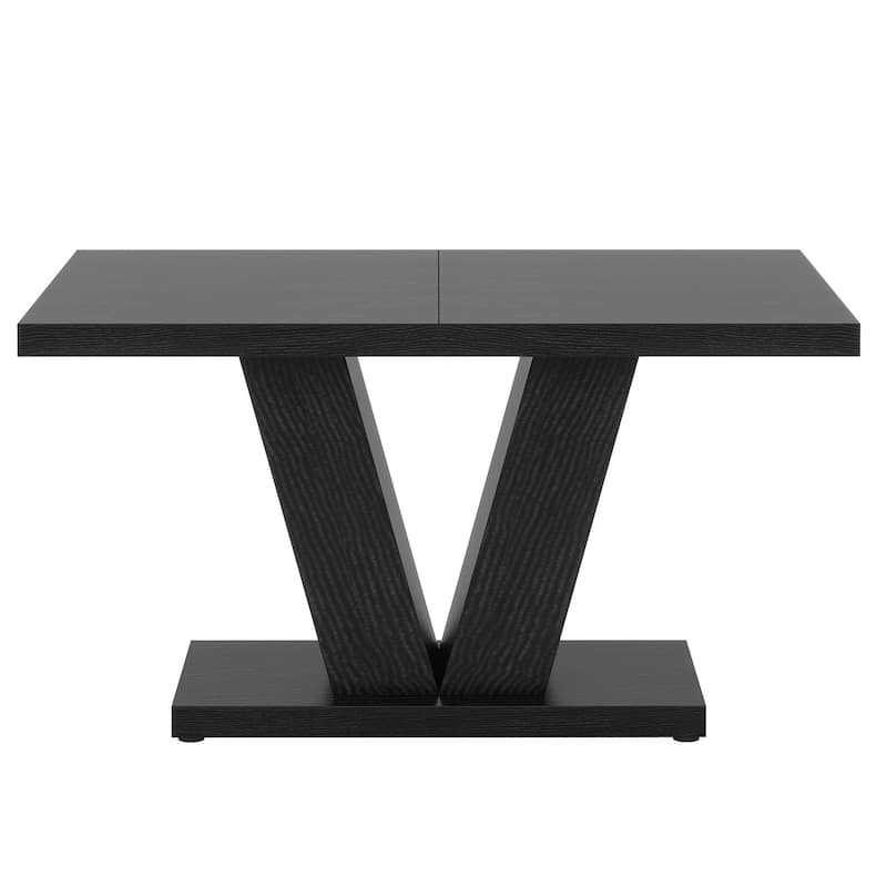 47” Farmhouse Small Rectangle Dining Table for Kitchen Dining Room