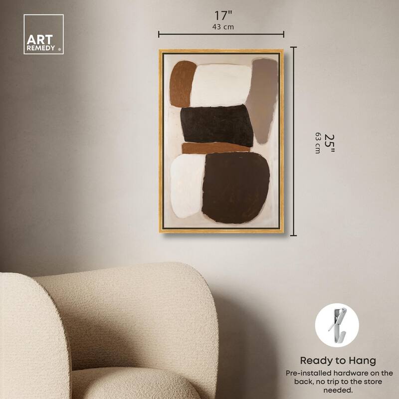 Asymmetrical Balance III Canvas by Art Remedy