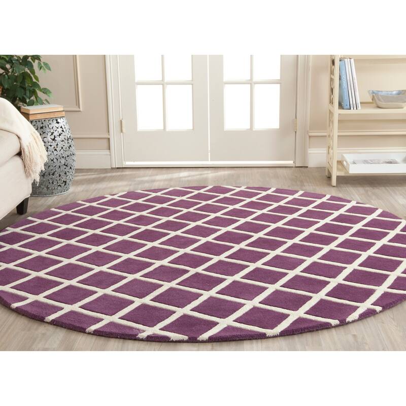 SAFAVIEH Handmade Chatham Retha Modern Moroccan Wool Rug