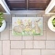 preview thumbnail 4 of 7, Stupell Easter Bunnies in Grass Printed Outdoor Door Mat, design by Lee Ann Sanders, 18"x30"