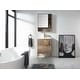 preview thumbnail 35 of 54, 24-inch Modern Bathroom Vanity Set w/ Vitreous China Sink Top