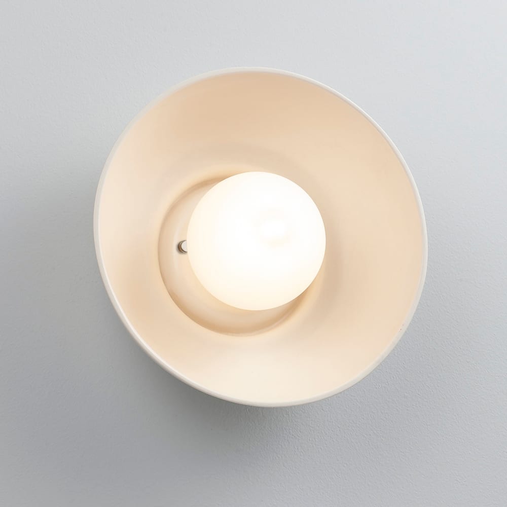 Justice Design Group Ceramic Coupe Wall Sconce