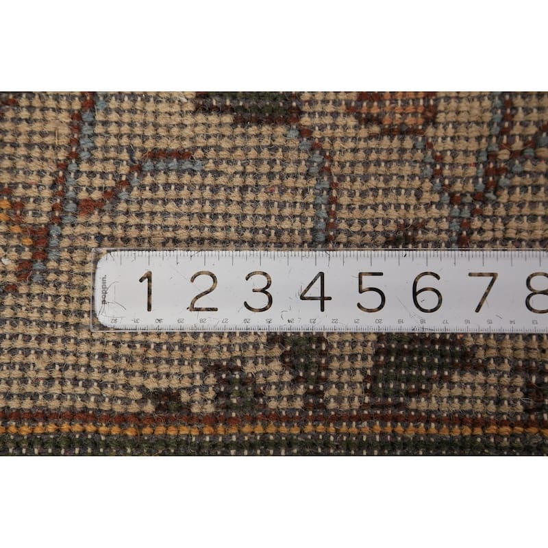 Animals Design Ziegler Indian Foyer Rug Hand-Knotted Wool Carpet - 2'8"x 6'0"