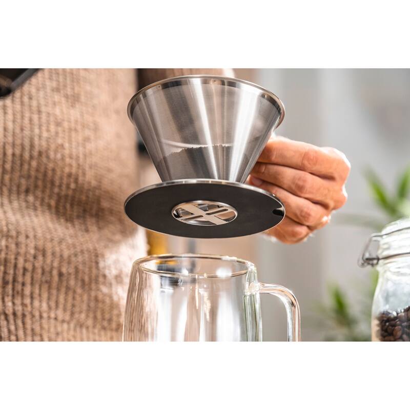 ZWILLING Sorrento Stainless Steel Pour Over Coffee Dripper - Silver - 1 unit