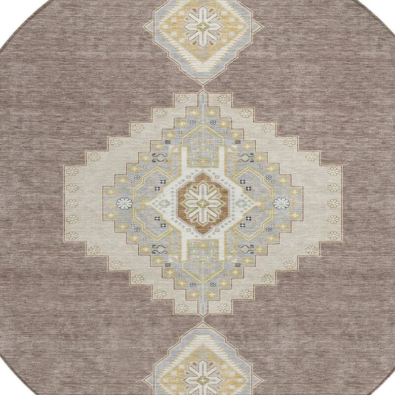 HomeRoots Oriental Traditional Rectangle Outdoor Rug
