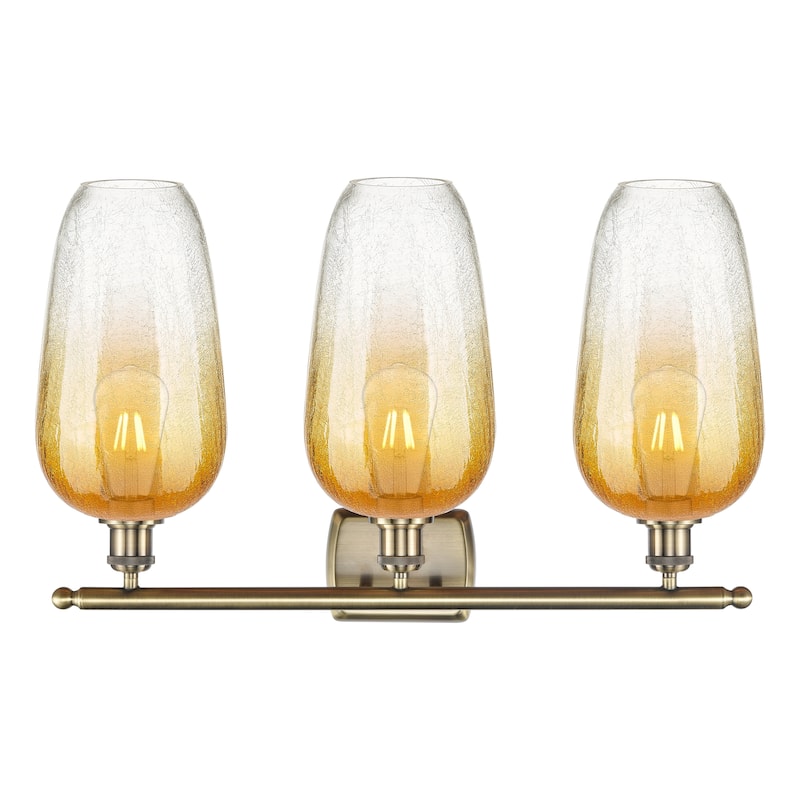 Innovations Lighting Endless Possibilities Ballston - Brookhaven Flute - 3 Light 27" Bath Vanity Light