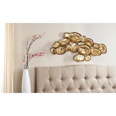 SAFAVIEH Coral Plate Wall Decor - 38" x 1.5" x 18"
