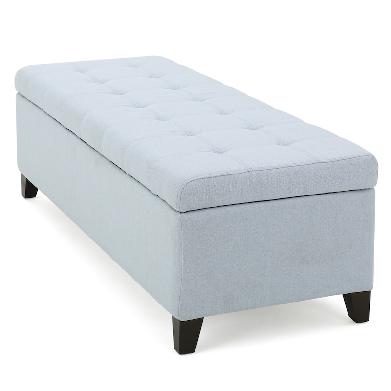 Roomfitters Modern Upholstered Storage Ottoman Bench, Lift-Top Entryway Seating