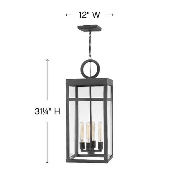 Hinkley Lighting 2808 Porter 4 Light 12 Hinkley Lighting 2808 Porter 4 Light 12