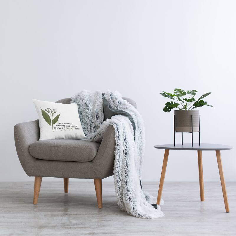 Stupell Proverb & Abstract Flower Decorative Printed Throw Pillow Design by Amber Clarkson