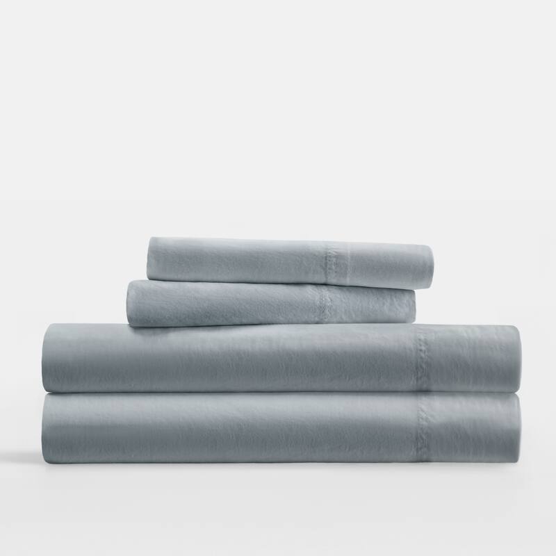 Becky Cameron Solid Brushed 300 Thread Count Cotton Sheet Set