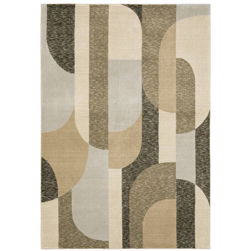 Style Haven Stephan Modern Artdeco Inspired Area Rug On Sale Bed