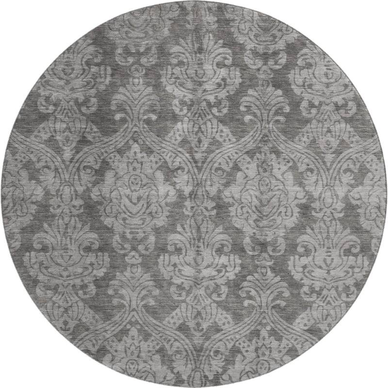 Premium Washable Super Soft Traditional Damask Mayfield Rug