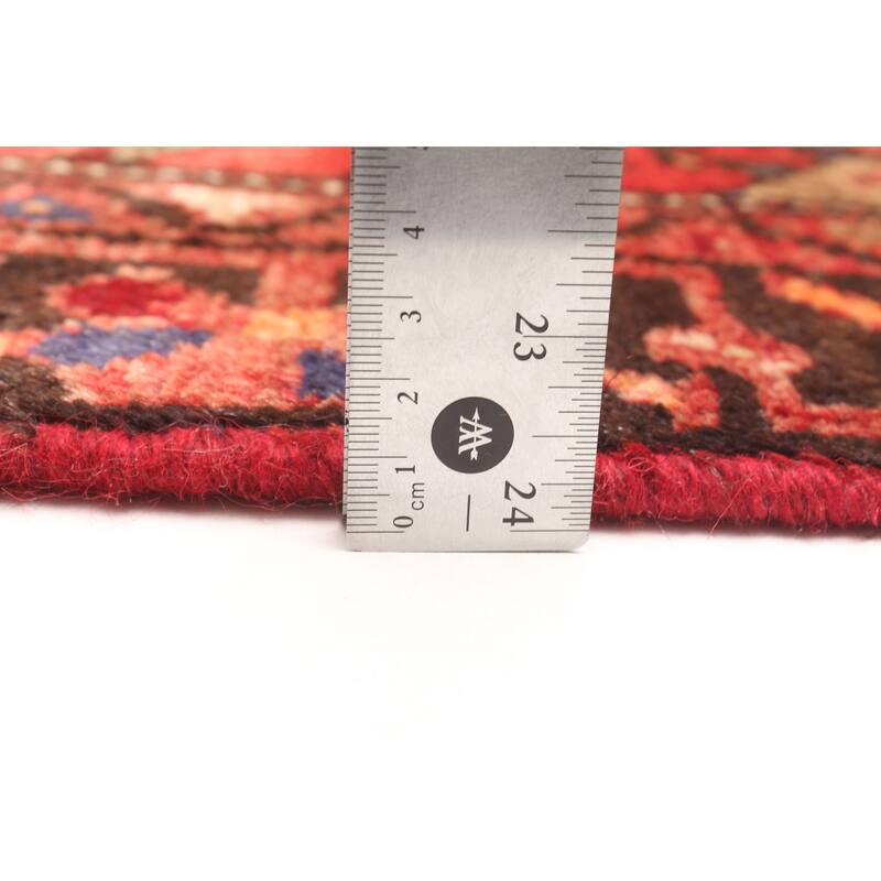 ECARPETGALLERY Hand-knotted Andelz Red Wool Rug - 3'11 x 7'4