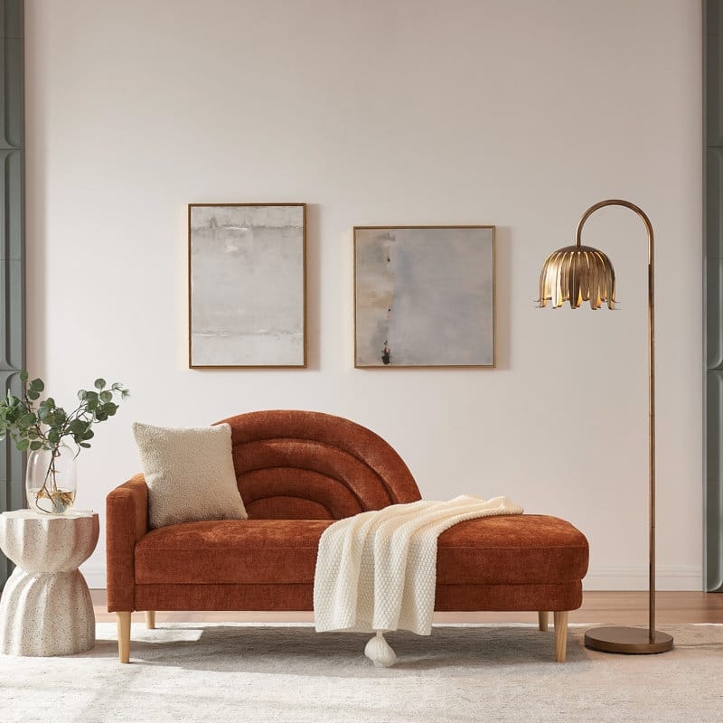 Acroma - 60.88" Arched Steel Dimmable Floor Lamp - N/A