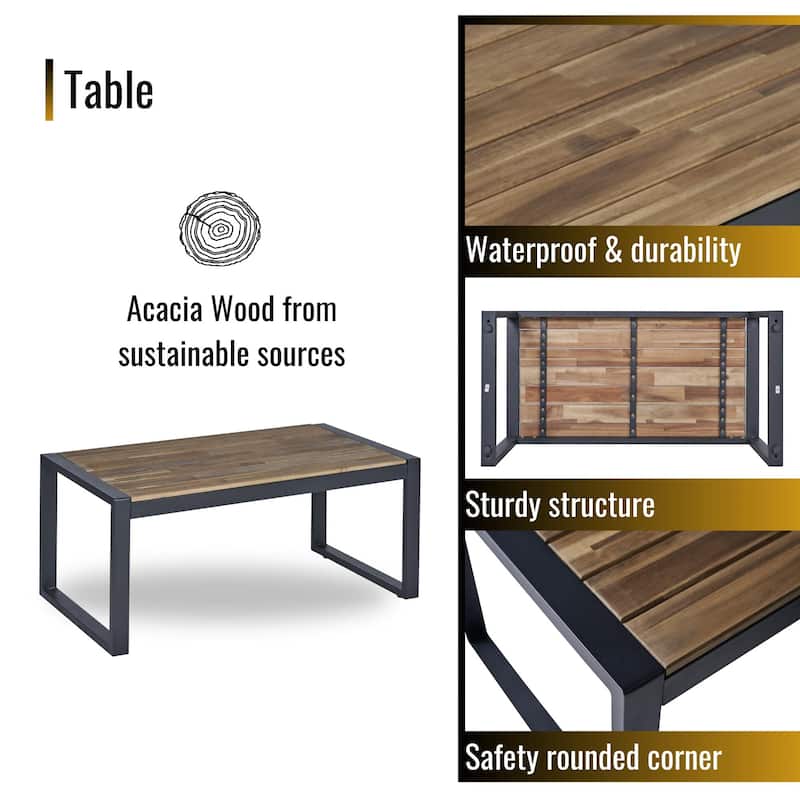 Four-Piece Patio Furniture Set