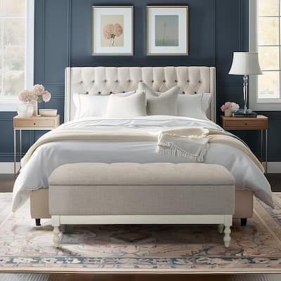 Madison Park Signature Beckett Tufted Storage Bench