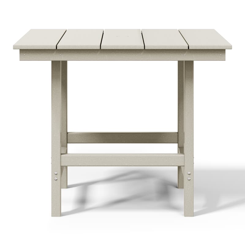 Polytrends Shoreside 36 Inch Square Patio Dining Table