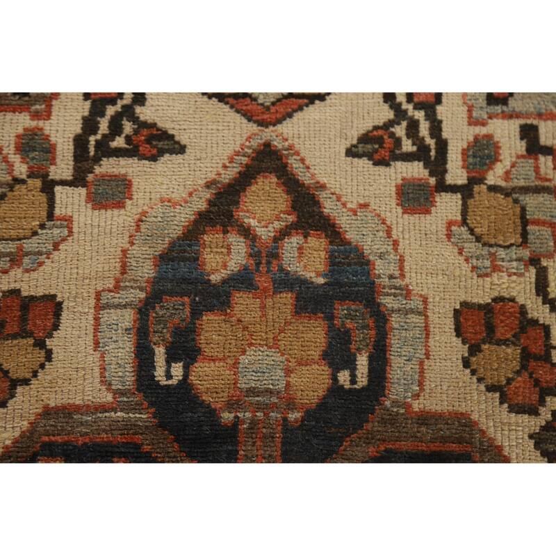 Vegetable Dye Bakhtiari Persian Rug Handmade Wool Carpet - 10'7" x 17'7"