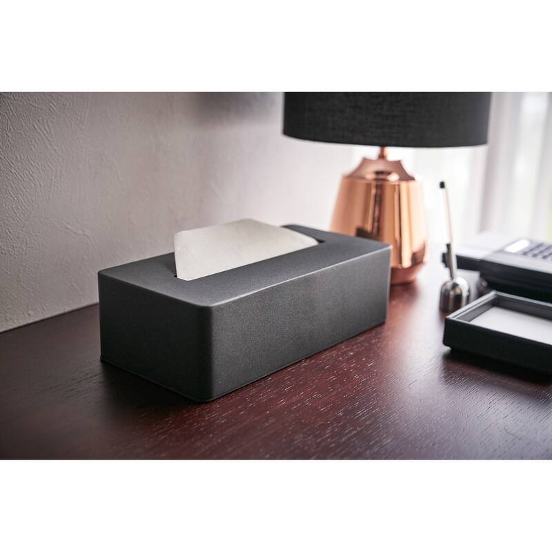 Yamazaki Home Tissue Case, Steel - L 5.31 x W 10.43 x H 2.95 inches