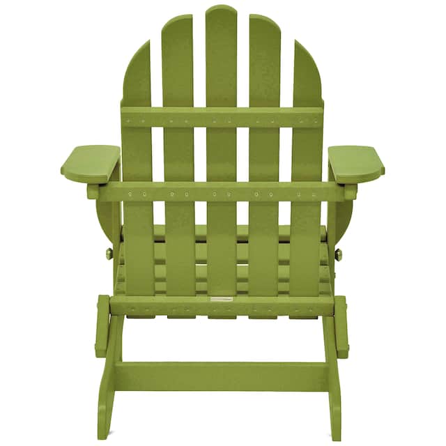 Nelson Recycled Plastic Folding Adirondack Chair - by Havenside Home