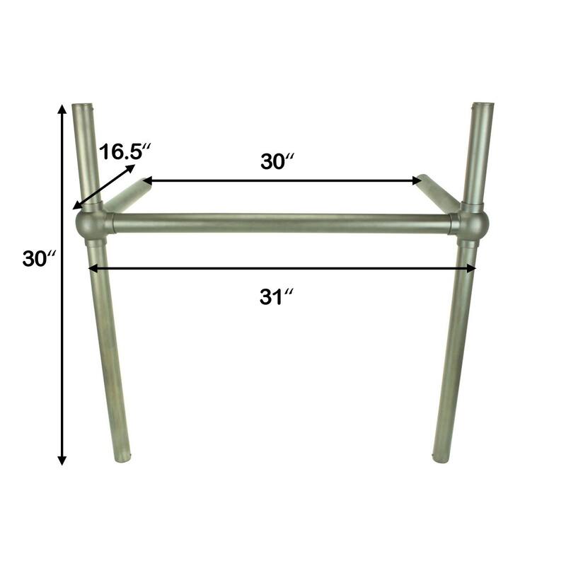 Black Nickel Bronze Bistro Legs for Belle Epoque Console Sink Renovators Supply
