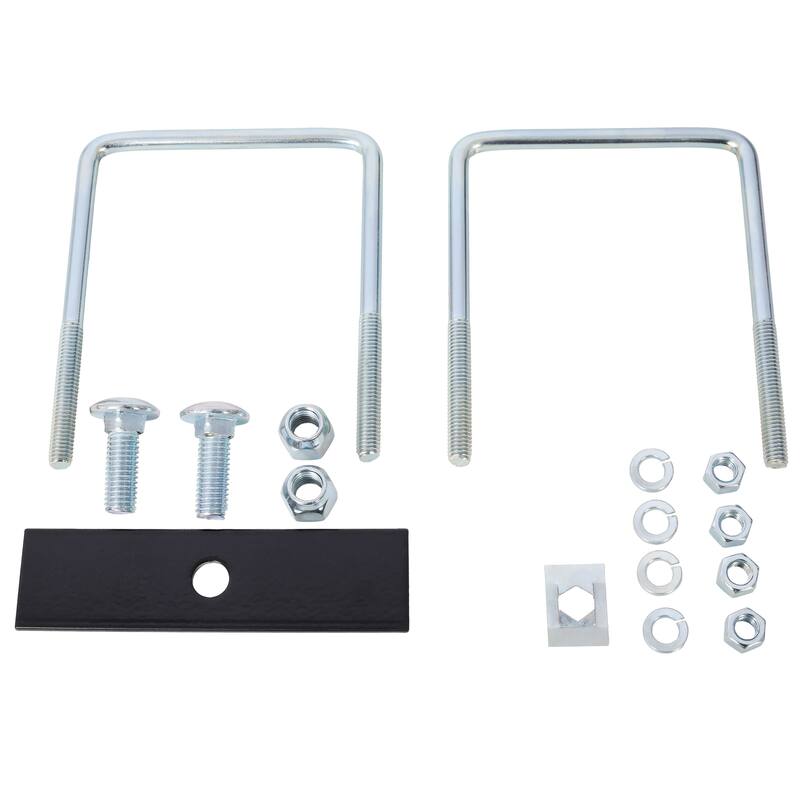 Folding Spare Tire Carrier for RV – Heavy Duty Trailer Spare Tire Mount For 4" Square Bumpers