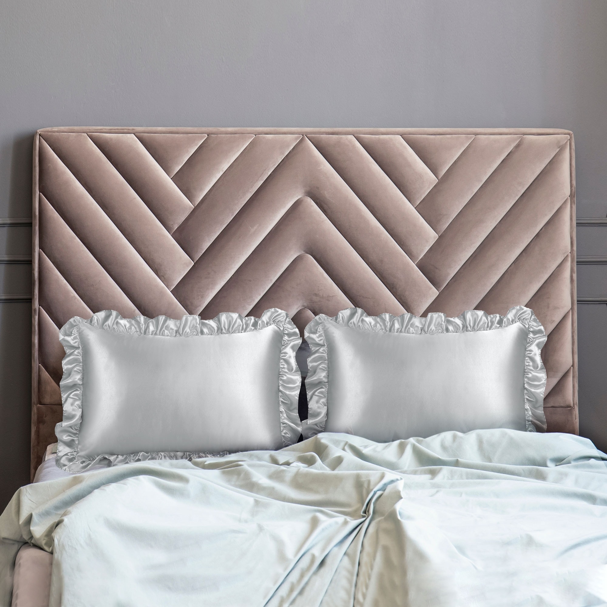 Satin pillowcases at online bed bath and beyond