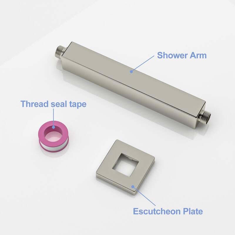 Topcraft 8" Ceiling Mount Shower Arm with Flange