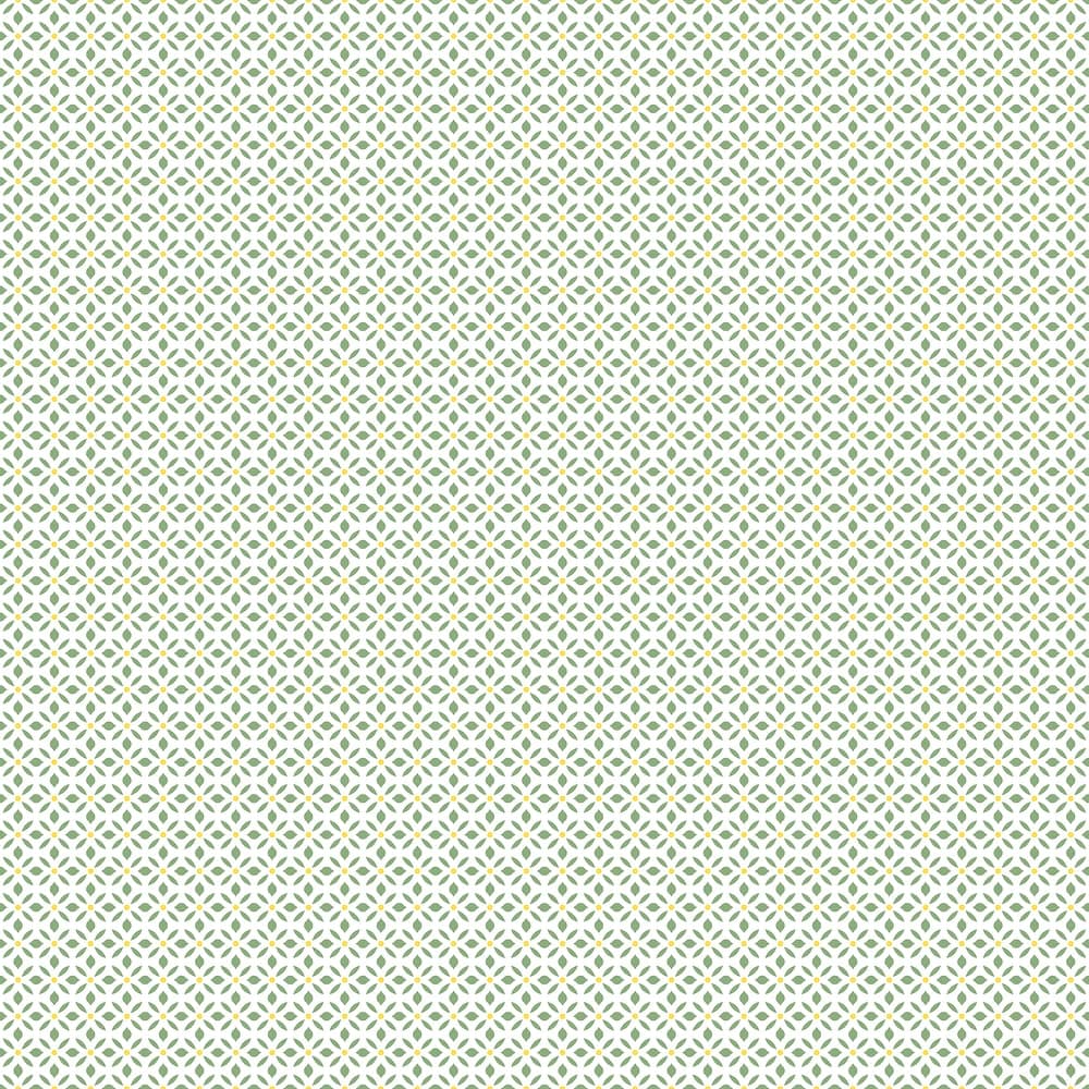 Galerie Wallcoverings Just Kitchens Leaf Dot Spot Vinyl on Non-woven Matte Wallpaper Roll