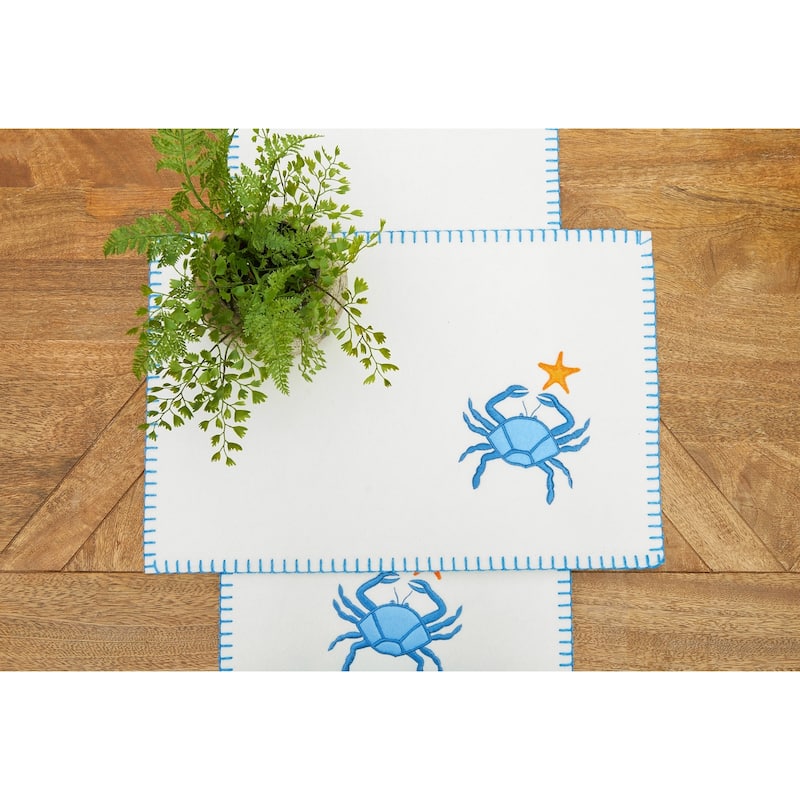 Crab Felt Placemat Set of 6