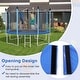 preview thumbnail 5 of 17, Gymax 12FT Trampoline Spring Cover w/Split Design Waterproof Surface
