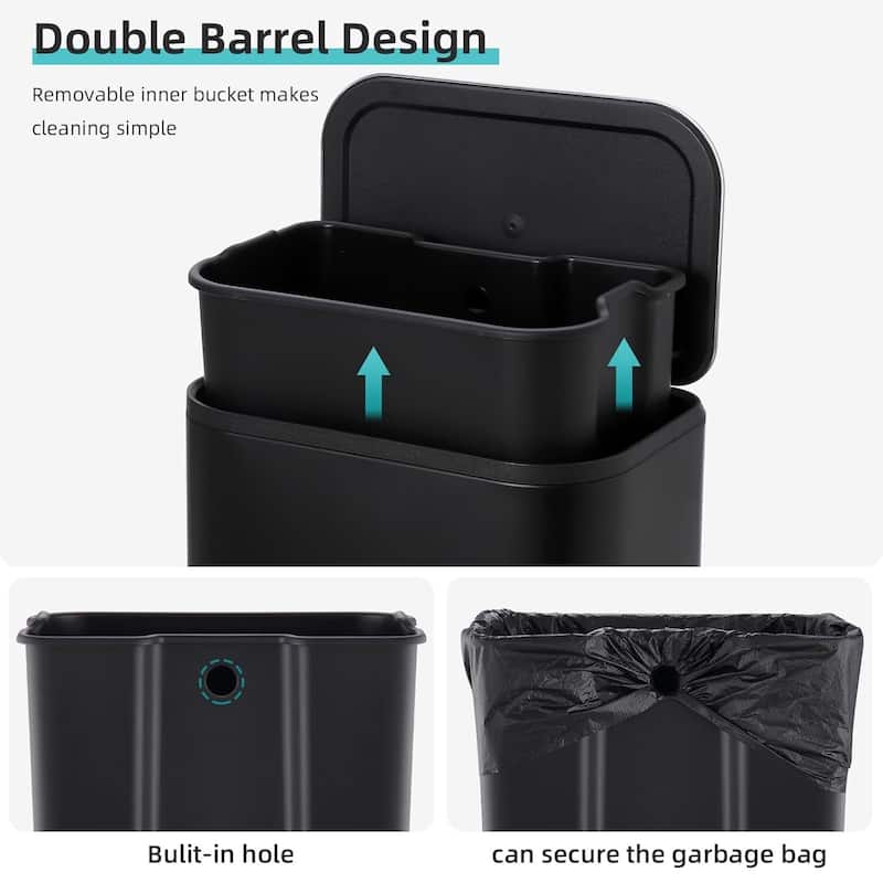 5.3 Gallon Trash Can