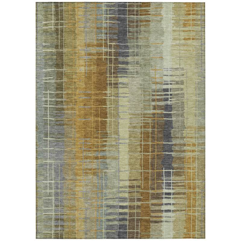 Machine Washable Indoor/ Outdoor Contemporary Aaron Chantille Rug