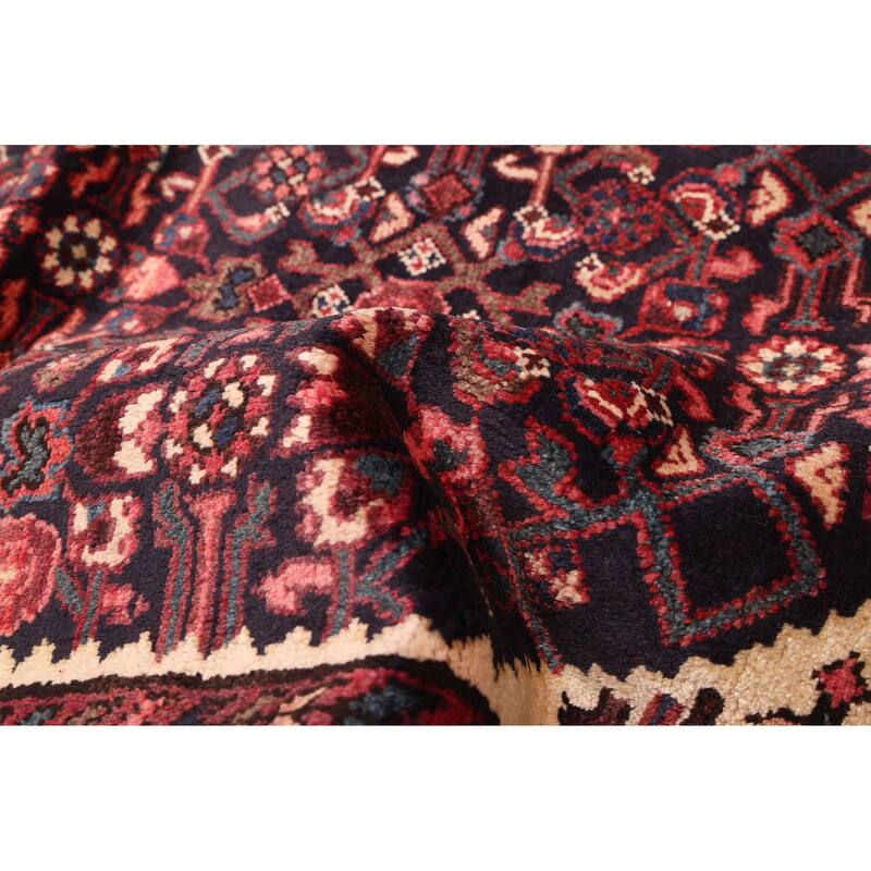 ECARPETGALLERY Hand-knotted Andelz Dark Navy Wool Rug - 3'7 x 10'0