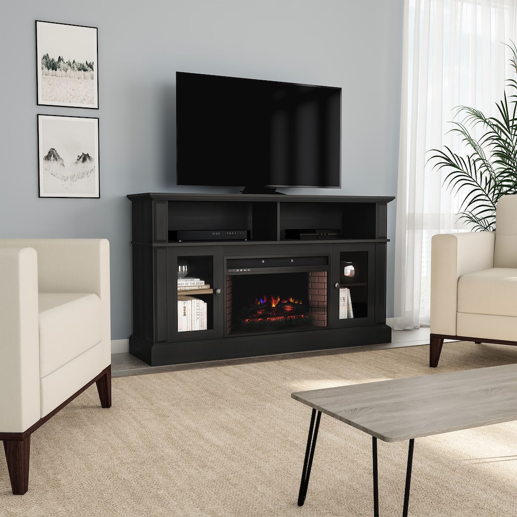 Electric Fireplace TV Console for 60-Inch TVs