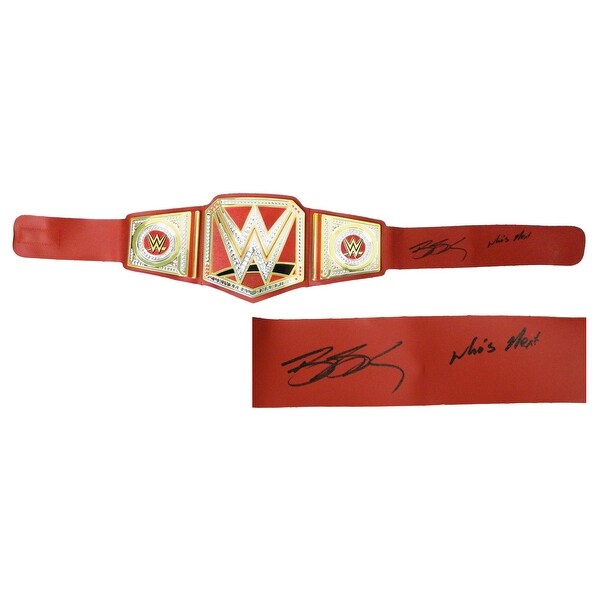 Bill Goldberg WWE Universal Champion Red Replica Wrestling Belt wWhos Next