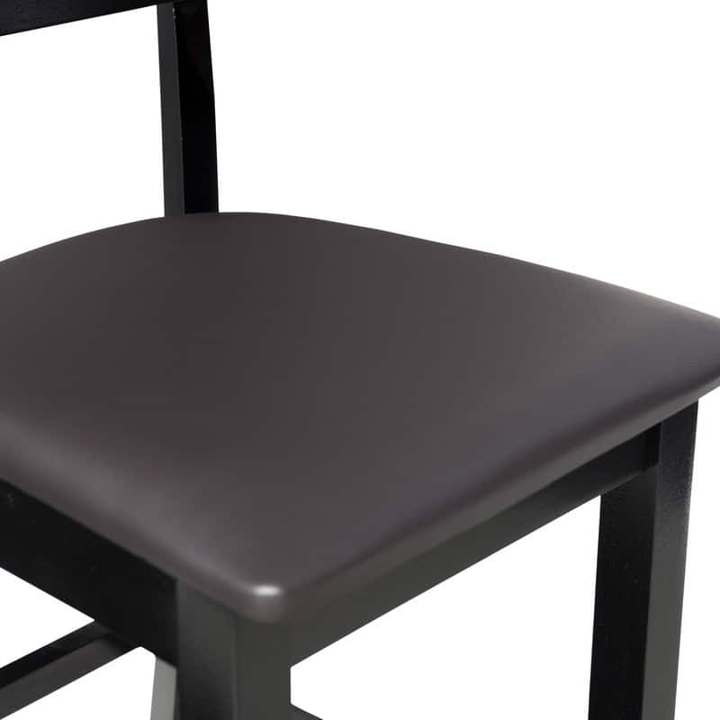 Linon Lovell Black Stationary Bar Stool - N/A